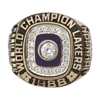 Los Angeles Lakers 1988 Magic Johnson NBA Champions (salesman sample) Ring